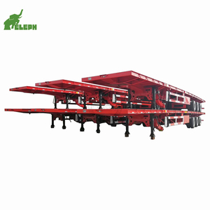 Truck <strong>Trailer</strong> 40 Feet Flatbed Truck Platform <strong>Floor</strong> 40ft Container <strong>Trailer</strong> Flatbed <strong>Trailer</strong> - Product Image 5