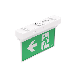 LiFePO4 IP20 LED 비상등 표면 장착 출구 표지판 건물 220V SMD 입력 플라스틱 유지 SAA 수동/자체 테스트 - Product Image 3