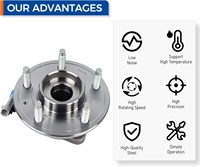 Roulement de moyeu de roue avant Macel 513276 avec capteur ABS pour Chevy Equinox 07-09 Pontiac Torrent Saturn Vue Suzuki XL-7 5 trous