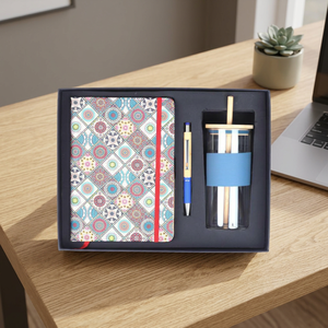 Ensemble cadeau d'entreprise personnalisé avec logo en relief, agenda en cuir PU, stylo, bouteille, promotion d'entreprise, Thanksgiving, Nouvel An - Product Image 5