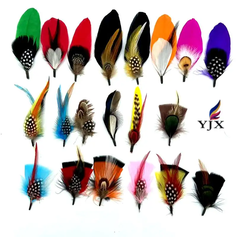 Exquisite Novelty Feather Brooch Lapel Pins Brooches Lapel Pins Dress Suit Hat Accessory Gift