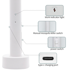 HXP 핫 스타일 신제품 모기 퇴치 라켓 가정용 버그 재퍼 모기채 - Product Image 4