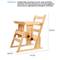 Chaise à bascule pour enfants, table à manger, équipement d'entraînement à la rééducation et à la correction de la posture pour l'éducation spéciale et les soins à la démence