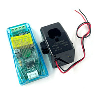 Módulo de Comunicación de la versión 3,0, medidor de potencia TTL Modbus-RTU, medidor de Kwh, CA monofásica, 100A, voltímetro eléctrico