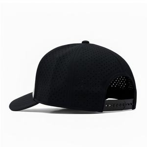 Gorra de Béisbol de 5 Paneles de Alto Rendimiento, Personalizada, con Parche de Goma de Dos Tonos, Impermeable, de Secado Rápido, Estructurada, Deportiva, Transpirable, con Cierre a Presión - Product Image 3