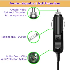 เครื่องชาร์จใน<span class=keywords><strong>รถ</strong></span>ยนต์อเนกประสงค์100W 12V-24V USB-C PD 5V 9V 12V 15V 3A 20V 5A สำหรับ Mac Book แล็ปท็อปแท็บเล็ตสมาร์ทโฟน - Product Image 3