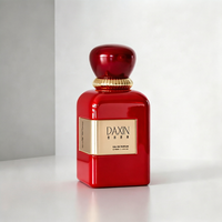Flacons de parfum fantaisie personnalisés à col serti 30 ml 50 ml 100 ml Flacons de parfum de luxe en verre coloré avec bouchon
