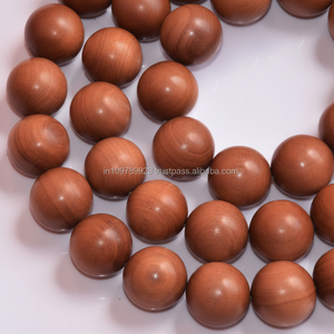 Collier de prière Mala en bois de Chandan écologique, religieux, hindou - Product Image 1