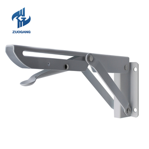 Étagères flottantes <span class=keywords><strong>sur</strong></span> <span class=keywords><strong>mesure</strong></span> en gros Zuogang, en acier inoxydable, fixation murale en L, support pliable - Product Image 5