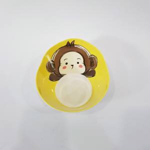 Bebê Crianças Crianças Melamina <span class=keywords><strong>Bowl</strong></span> Cute <span class=keywords><strong>Monkey</strong></span> Cartoon Image Childrenware Máquina de lavar louça-Safe Hot Selling <span class=keywords><strong>Bowl</strong></span> Salad <span class=keywords><strong>Fruit</strong></span> Snack <span class=keywords><strong>Bowl</strong></span> - Product Image 4