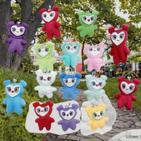 Momo Lovelys Vente en gros Peluche Super Star Bear coréenne en coton PP ultra doux, jouet anti-stress de dessin animé, pendentif porte-clés, mariage