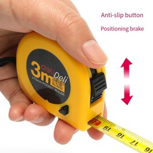 Thước đo băng thép Deli 8201 2m công cụ đa đặc điểm kỹ thuật thước đo nhà hàng ngày - Product Image 3