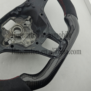 Volante de Alcantara y Carbono de Calidad para Volkswagen R-line Passat Golf Jetta Tiguan Polo Bora Arteon 2010-2025 - Product Image 2