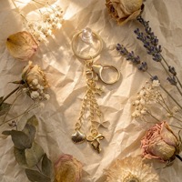 Porte-clés Sirène Dorée, Coquillage, Étoile de Mer, Breloque de Sac, Pendentif Nœud Étoile, Fermoir Mousqueton, Anneau de Clés, Bijou Tendance, Cadeau pour Femme