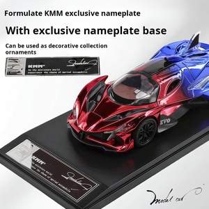 KMM KM32122 Modèle de voiture de sport Apollo EVO à l'échelle 1:32 en métal moulé sous pression, avec fonction de recul, portes ouvrables, son et lumière, pour enfants, pile bouton 1.5V - Product Image 5