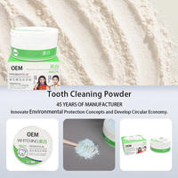 Poudre dentifrice probiotique en gros saveur menthe élimine les taches Poudre blanchissante probiotique pour les dents à usage domestique