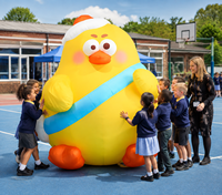 Canard gonflable personnalisé, pour la décoration d'événements extérieurs, de carnavales et de centres commerciaux