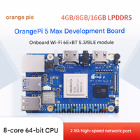 Nueva Placa de Desarrollo Original Orange Pi 5 Max con 16 GB de RAM LPDDR5, Rockchip RK3588, M.2 PCIE, LAN de 2.5G, WiFi+BT, Computadora de Placa Única