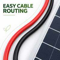 Câble PV 4mm² 6mm² en cuivre étamé XLPE monobrin 1500V CC pour projets d'installation solaire sur toiture