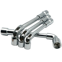 Clé à molette type L 6mm -24mm douille écrou de roue poignée clé à cliquet douille avec trou