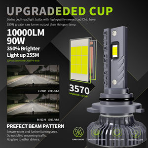 Venta caliente S8 faros LED de coche de alta calidad H4 H7 9005 HB3 9006 HB4 9012 HIR2 sistemas de iluminación automática 6000K Temperatura de Color - Product Image 5