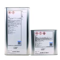 طلاء شفاف عالي اللمعان من البولي يوريثان الأكريليك ثنائي المكونات Glasurit P-C-30 لإعادة طلاء السيارات مع مصلب سريع وعادي وبطيء