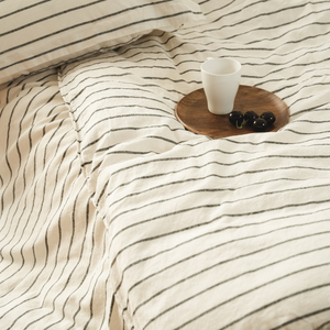 Set di Biancheria da Letto di Lusso in Lino 100% Personalizzato, Queen King <span class=keywords><strong>Matrimoniale</strong></span> Singolo, Include Lenzuola Federe <span class=keywords><strong>Copripiumino</strong></span> - Product Image 3