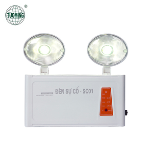 Tuoming Hot Sale Indoor Hotel Adjustable Wall Mounted Rechargeable Led <b>Emergency</b> Double Heads Spot Lamp - Product Image 2