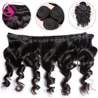 Paquetes de cabello humano de onda suelta, venta al por mayor, extensiones de cabello Remy brasileño, paquetes 9A 10A 12A, tejido de cabello virgen humano