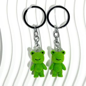 Porte-clés de voiture en résine 3D en forme de grenouille mignonne et amusante, étanche, pendentif créatif pour sac, décoration DIY, vente chaude - Product Image 4