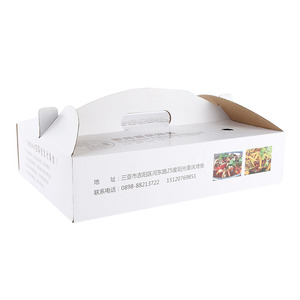 <span class=keywords><strong>Scatole</strong></span> <span class=keywords><strong>per</strong></span> Pizza Pieghevoli Personalizzate in Cartone Ondulato con Manico Fustellato <span class=keywords><strong>per</strong></span> Imballaggio di Pesce Grigliato e Pollo Fritto - Product Image 1