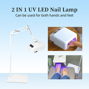 Lampe LED 2-en-1 pour mains et pieds, outil de pédicure, nouvelle lampe de séchage UV LED rechargeable pour ongles, fournitures pour ongles <span class=keywords><strong>sur</strong></span> <span class=keywords><strong>pied</strong></span> - Product Image 6