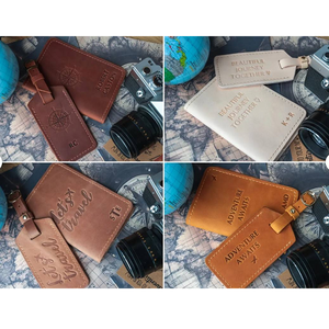 ซองหนังเทียมทำมือปรับแต่งได้แบบพรีเมี่ยมซองใส่หนังสือเดินทางพร้อมที่ใส่บัตรดีไซน์หรูหรามีสไตล์สำหรับการเดินทางที่สมบูรณ์แบบ - Product Image 3