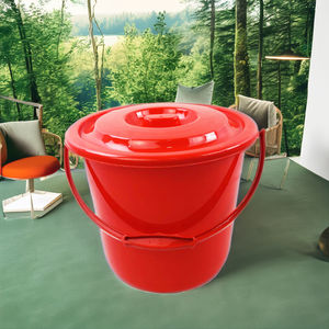 קיבולת גדולה ידידותי לסביבה pp דלי פלסטיק עם מכסה עבה עבור מים חיצוניים אחסון מים - Product Image 3