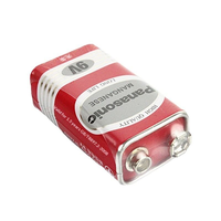 Pile rectangulaire au zinc-carbone 9V 6V conforme ROHS 6F22/1604G pour multimètres, microphones, télécommandes, jouets et outils électriques