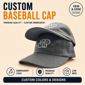 Best Selling 6 Panel Unstructured Baseball Cap Custom Embroidery Logo Low MOQ OEM Reliable Standard Professional Factory Supply - Product Image 1