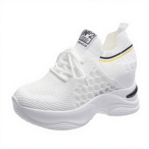 Zapatillas Deportivas Desechables de Tacón Alto y Plataforma Gruesa, Transpirables, de Malla, para Mujer - Product Image 2