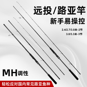 เบสซองกิน ลูร์ ร็อด MH ความแข็งแรงระดับสูง แอคชั่นเร็ว ตีไกล ตกปลาทะเล ปลาบาส - Product Image 2