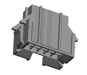 ตัวเรือนขั้วต่อ Mini-Fit <span class=keywords><strong>BMI</strong></span> ระยะห่างระหว่างขั้ว 4.20 มม. แบบสองแถวพร้อมหูยึดแผง 42474 42475 ตัวเชื่อมต่อแบบสายต่อสาย - Product Image 6