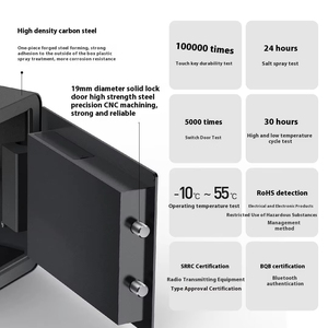 Xiaomi Mijia ตู้เซฟอัจฉริยะ BGX-5 30ซม./X1-303วิธีการปลดล็อกหลายวิธีเชื่อมต่อแอป Mi Home - Product Image 4