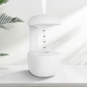 Custom Mini <b>USB</b> Air Humidifier Portable Home Use White Ultrasonic Anti Gravity Aroma Diffuser with <b>Night</b> <b>Light</b> - Product Image 6
