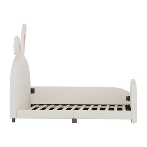 <span class=keywords><strong>Lit</strong></span> moderne à plateforme en forme <span class=keywords><strong>de</strong></span> lapin blanc <span class=keywords><strong>de</strong></span> taille jumelle <span class=keywords><strong>avec</strong></span> <span class=keywords><strong>tête</strong></span> <span class=keywords><strong>de</strong></span> <span class=keywords><strong>lit</strong></span> <span class=keywords><strong>et</strong></span> <span class=keywords><strong>pied</strong></span> <span class=keywords><strong>de</strong></span> <span class=keywords><strong>lit</strong></span> <span class=keywords><strong>de</strong></span> princesse rembourré <span class=keywords><strong>avec</strong></span> fonction <span class=keywords><strong>de</strong></span> rangement - Product Image 5
