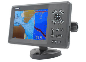 Plotter de Cartas GPS KCombo-7 de 7 Pulgadas con Ecosonda y Antena GPS Interna (Opción de Transductor de Plástico y Bronce) - Product Image 2