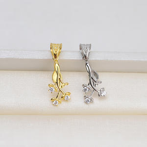 สร้อยคอจี้ไข่มุกบาร็อคเงินแท้ S925 งานแฮนด์เมด Wenchi สำหรับผู้หญิง ประดับด้วยลูกปัดรูปดอกไม้แบบโปร่ง รุ่น 13638 จากประเทศจีน - Product Image 2