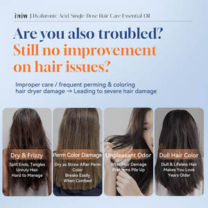 Aceite Esencial para el Cuidado del Cabello con Ácido Hialurónico, Hidratante, Suavizante, Reparador, Tratamiento de Capa Protectora, Marca Privada OEM ODM - Product Image 2