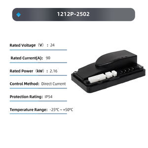 Controlador de Motor de CC Curtis 1212-2502 de 24V 90A 2.16kW para Montacargas Eléctrico y <span class=keywords><strong>AGV</strong></span>, Controlador de Motor EV para Carrito de Golf y Plataforma - Product Image 2
