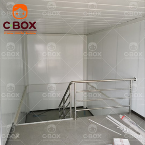 Cbox Edificio de oficinas prefabricado Fácil de montar Listo Casas Pequeñas Modernas Casas de contenedores prefabricadas modulares - Product Image 6