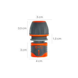Connettore Universale in Plastica per Tubi 1/2" 5/8" 3/4" - Product Image 2