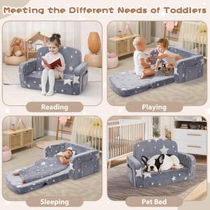 Bagliore nel buio sedie per bambini <span class=keywords><strong>lettino</strong></span> pieghevole portatile per bambini Premium pieghevole piattaforma divano divano letto per eventi festa - Product Image 4