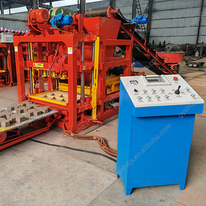 Voll automatischer QTJ4-25D Ziegel herstellungs maschine Multi nationaler Beton zement <span class=keywords><strong>block</strong></span> produzent mit Motor kern komponente - Product Image 5